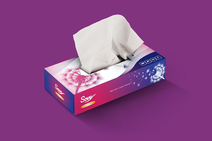 Tissue Box Packaging Design