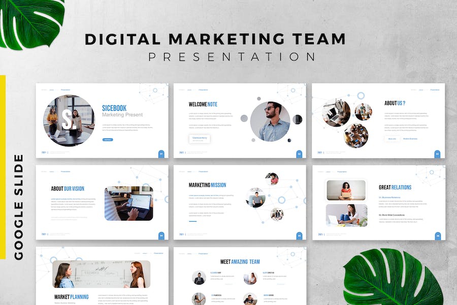 Digital Marketing Pro Google Slide