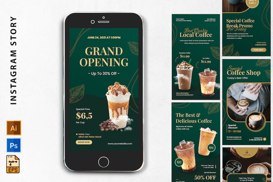 Local Coffee Promotion – Instagram Story