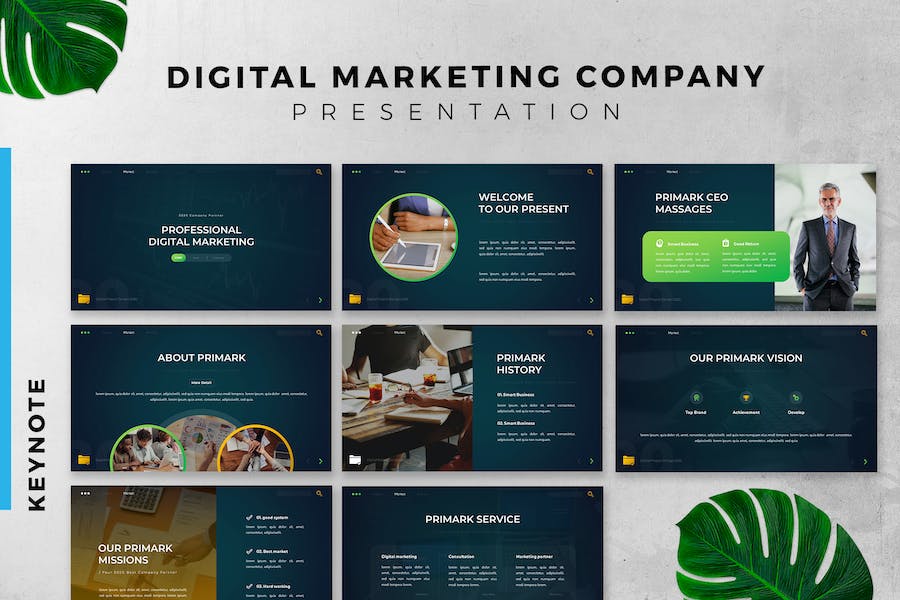 Digital Marketing Pro Keynote Presentation
