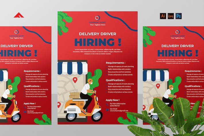 Courier Company Job Hiring Advertisement
