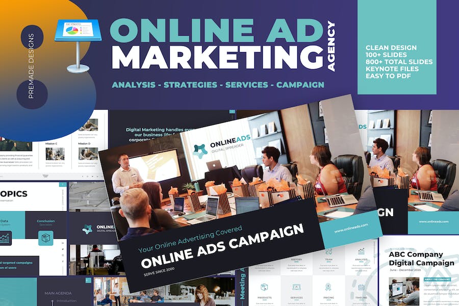 Digital Marketing Advertisement Keynote