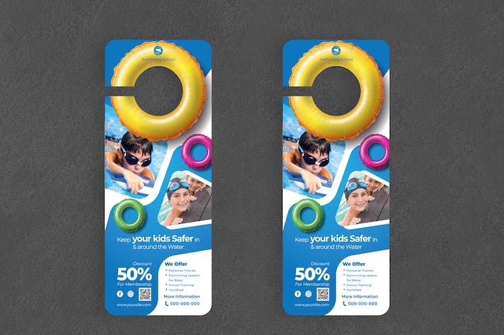 Swimming Door Hanger Creative Promotion