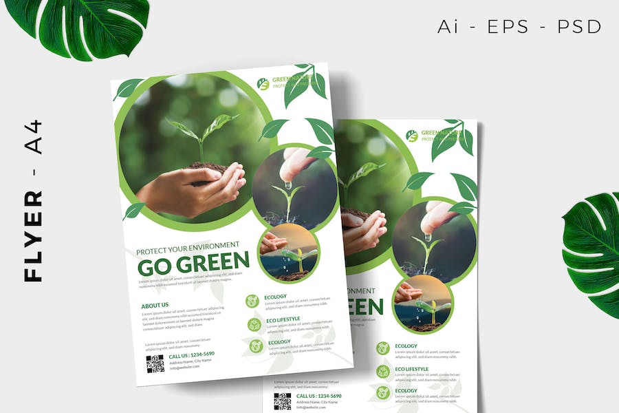 Green Flyer Design
