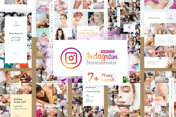 Animated Instagram Stories Creator-Powerpoint V7