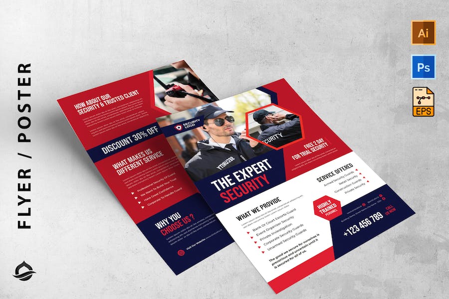 Security Expert Consultant Flyer
