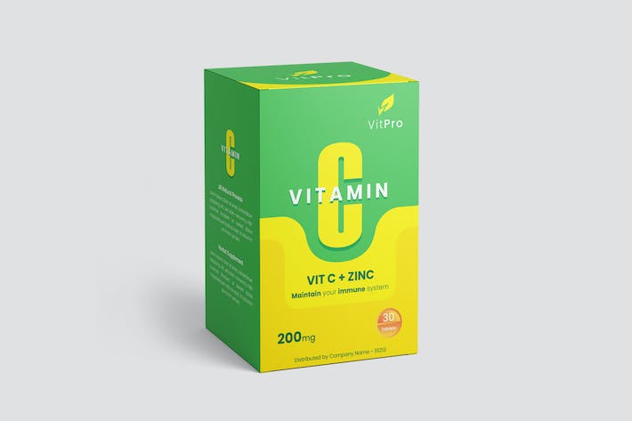 Vitamin C Box Packaging