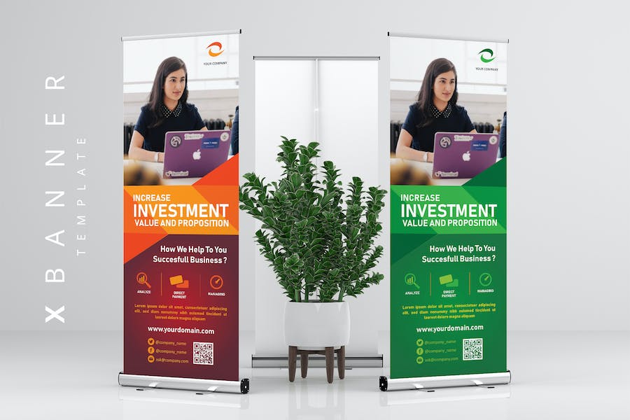 XBanner Stand Roll Up Banner for Business Purpose
