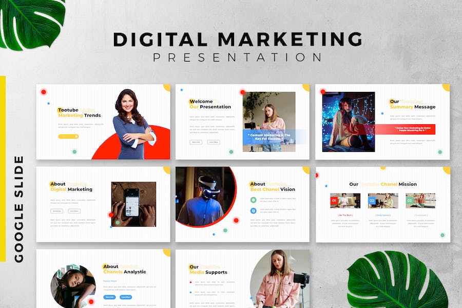 Digital Marketing Google slide presentation