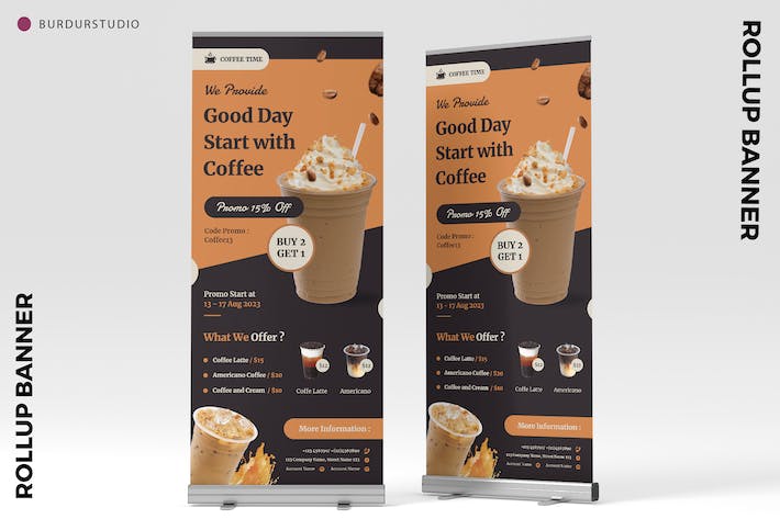 Good Coffee Promotion – Roll Up Banner
