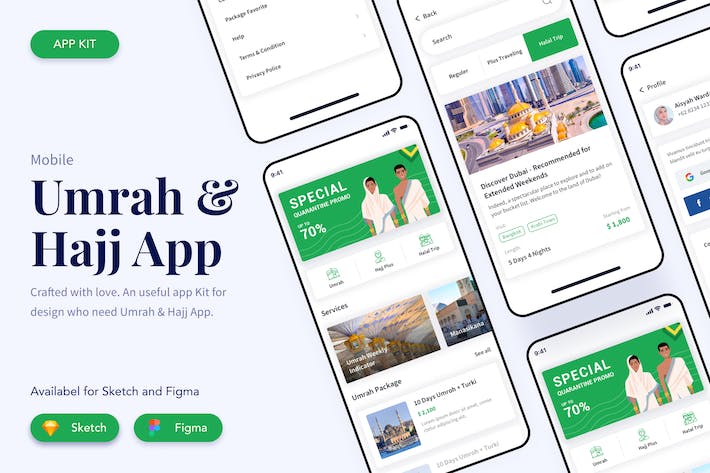 Umrah Hajj App Mobile Kit