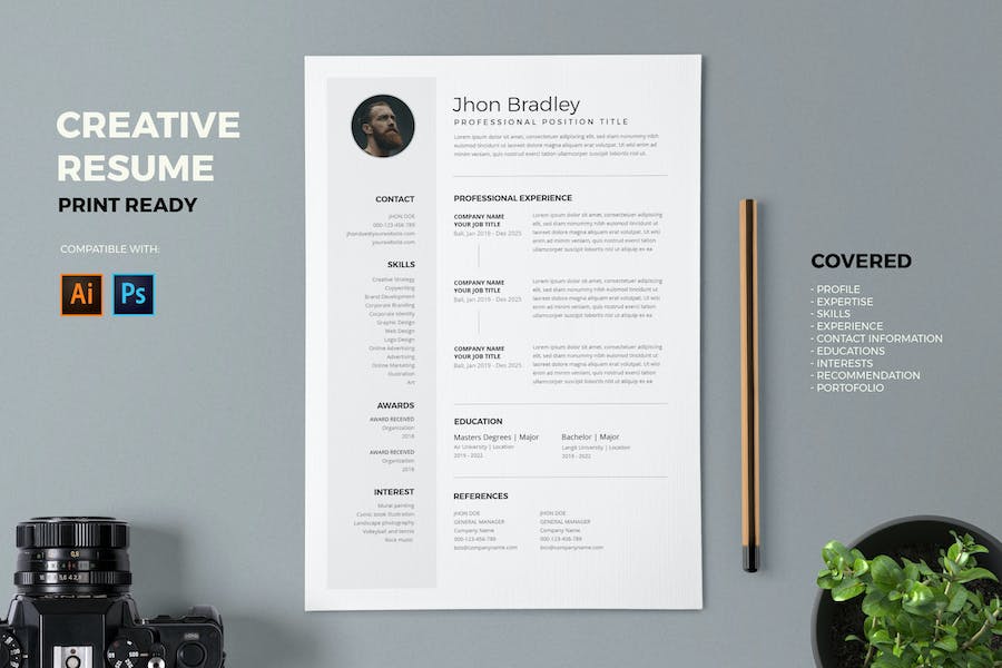 Resume / CV Template Pro