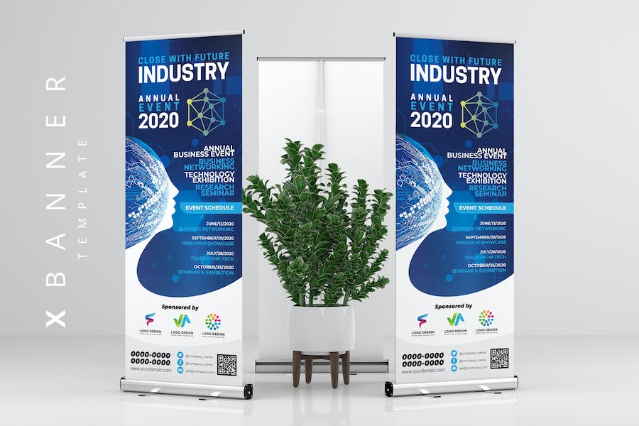 Technology Event Stand Banner