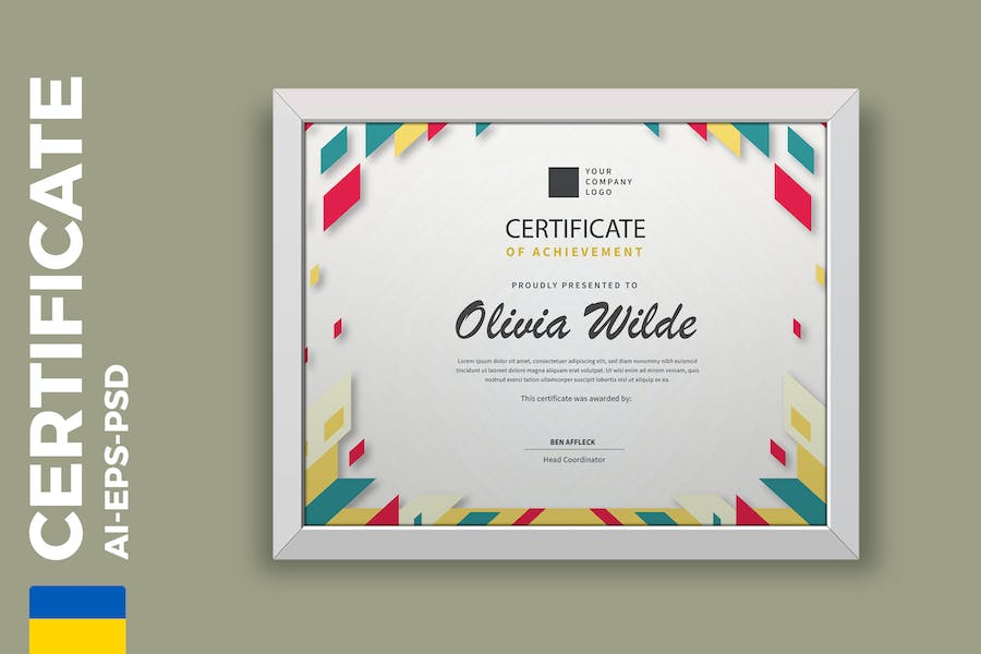 Creative Certificate / Diploma Template