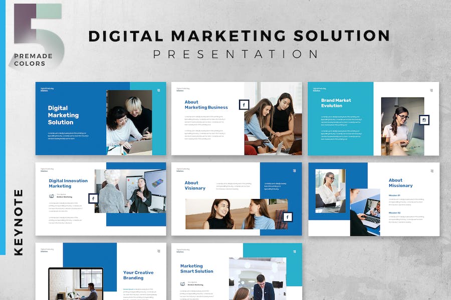 Digital Marketing Solution Presentation keynote