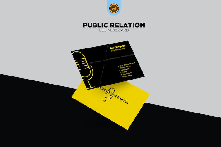 Public Relations Business Card 02