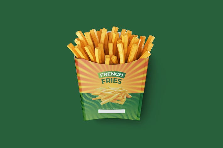 French Fries Container Design