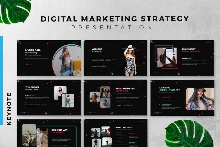 Digital Marketing Strategy Keynote Presentation
