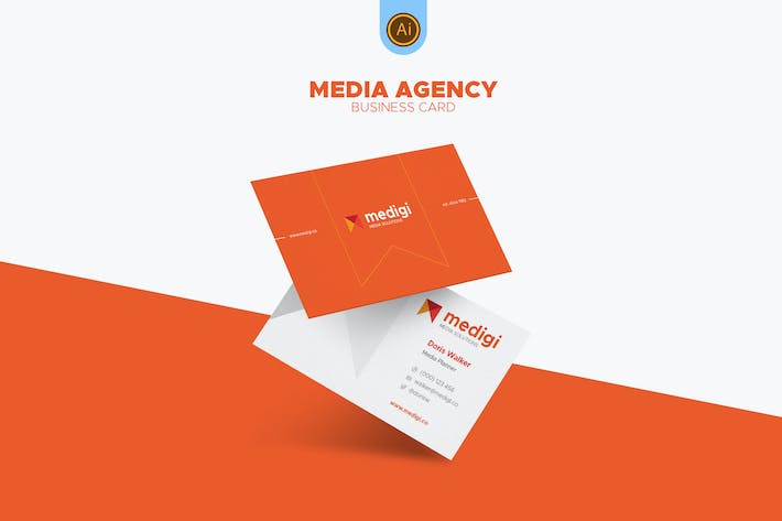 Media Agency Business Card 01