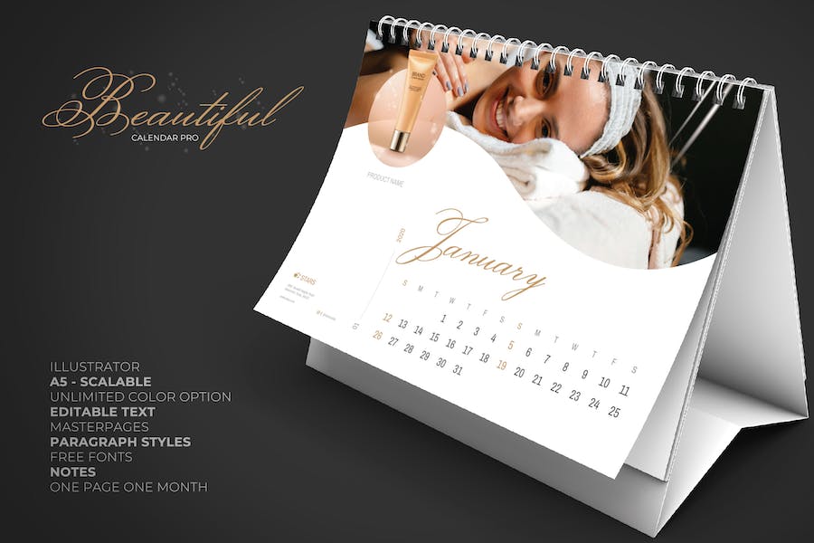 2020 Beauty Creative Calendar Pro