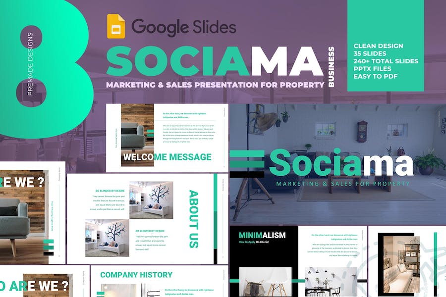 Sociama – Google Slide Presentation