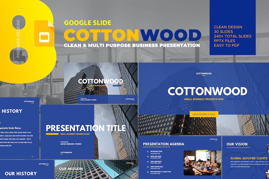 CottonWood – Company Profile Google Slide