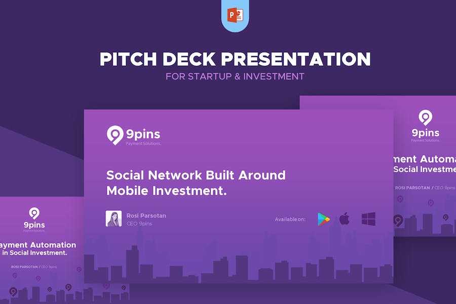 Fintech Startup Pitch Deck Presentation