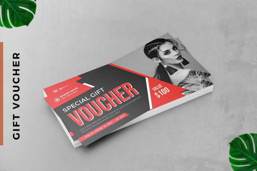Fashion Gift Voucher  Card Promotion