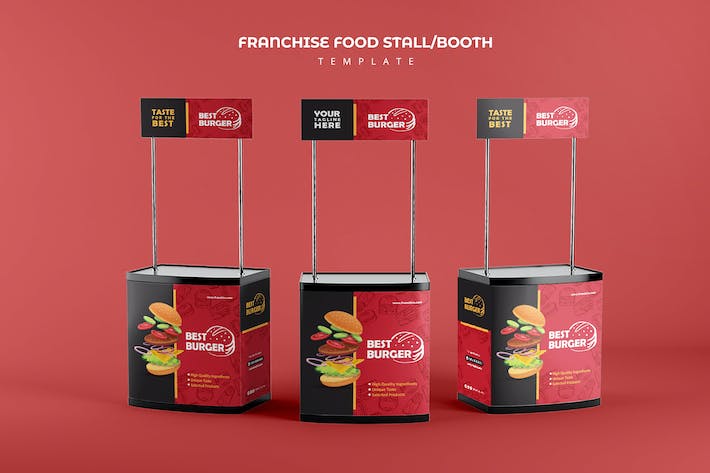 Franchise Food Stand Booth