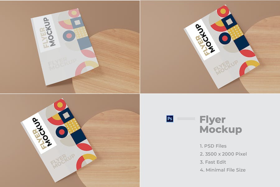 A4 – Perspective Flyer Poster Mockup