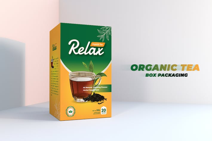 Tea Box Packaging Design V2