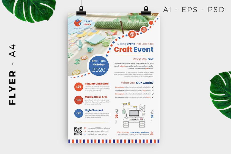 Craft Event Flyer Design