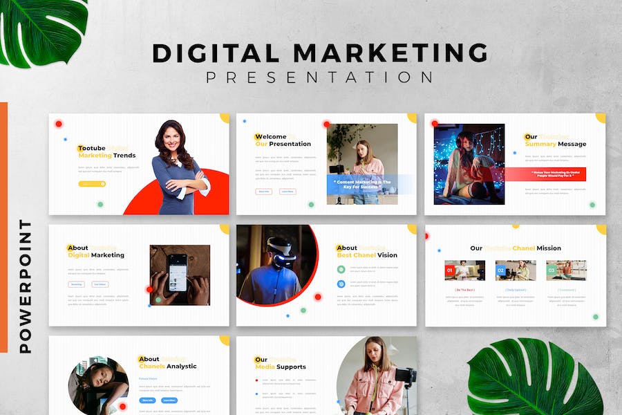 Digital Marketing slide presentation