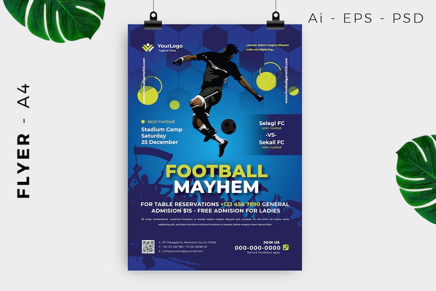 Soccer Competition Flyer Design