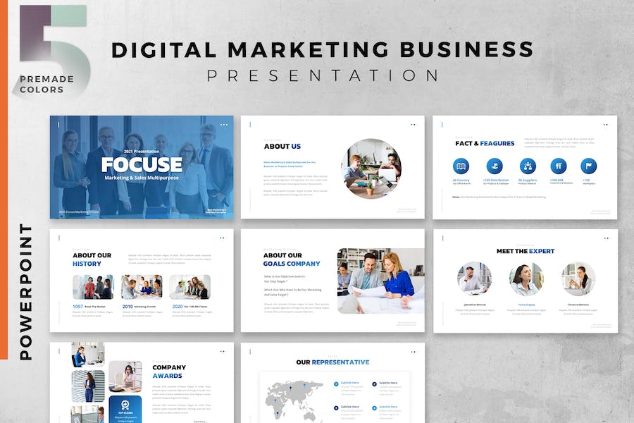 Digital Marketing Strategy Powerpoint Slide
