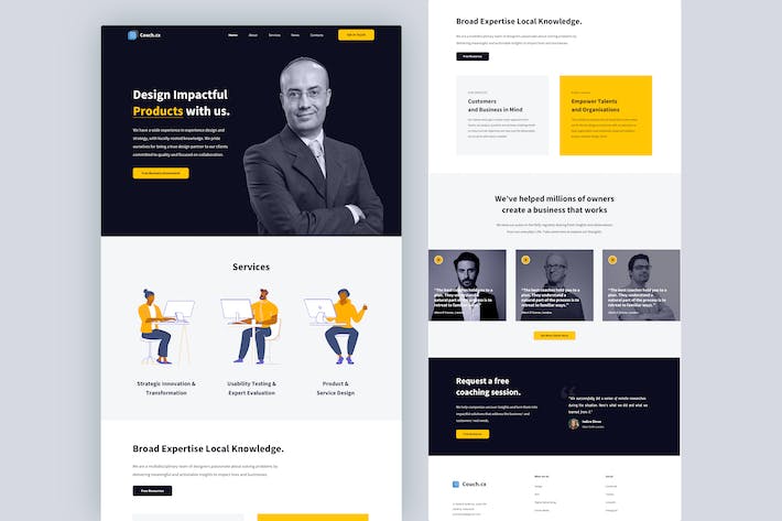 CX Consultant Landing Page