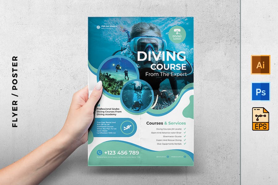 Diving Course Flyer