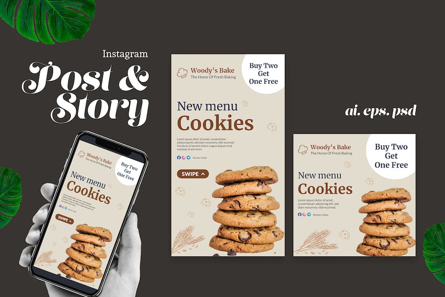 Cookies Instagram Post Story