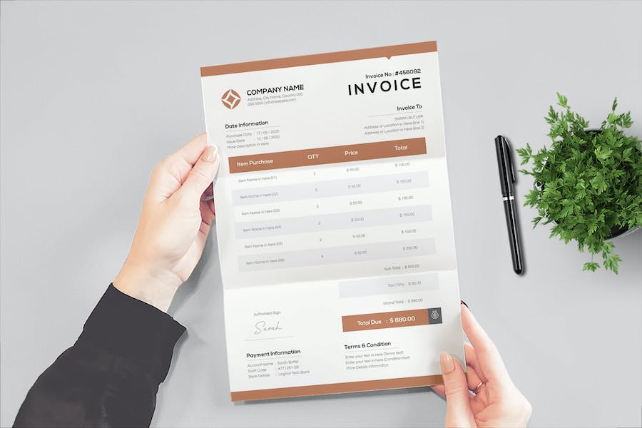 Clean Invoice Design
