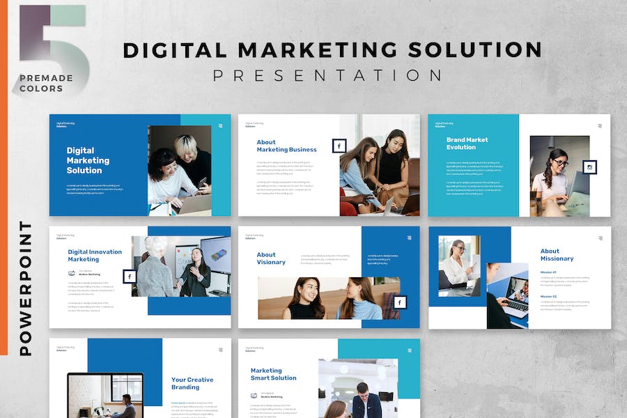 Digital Marketing Solution Presentation Slide
